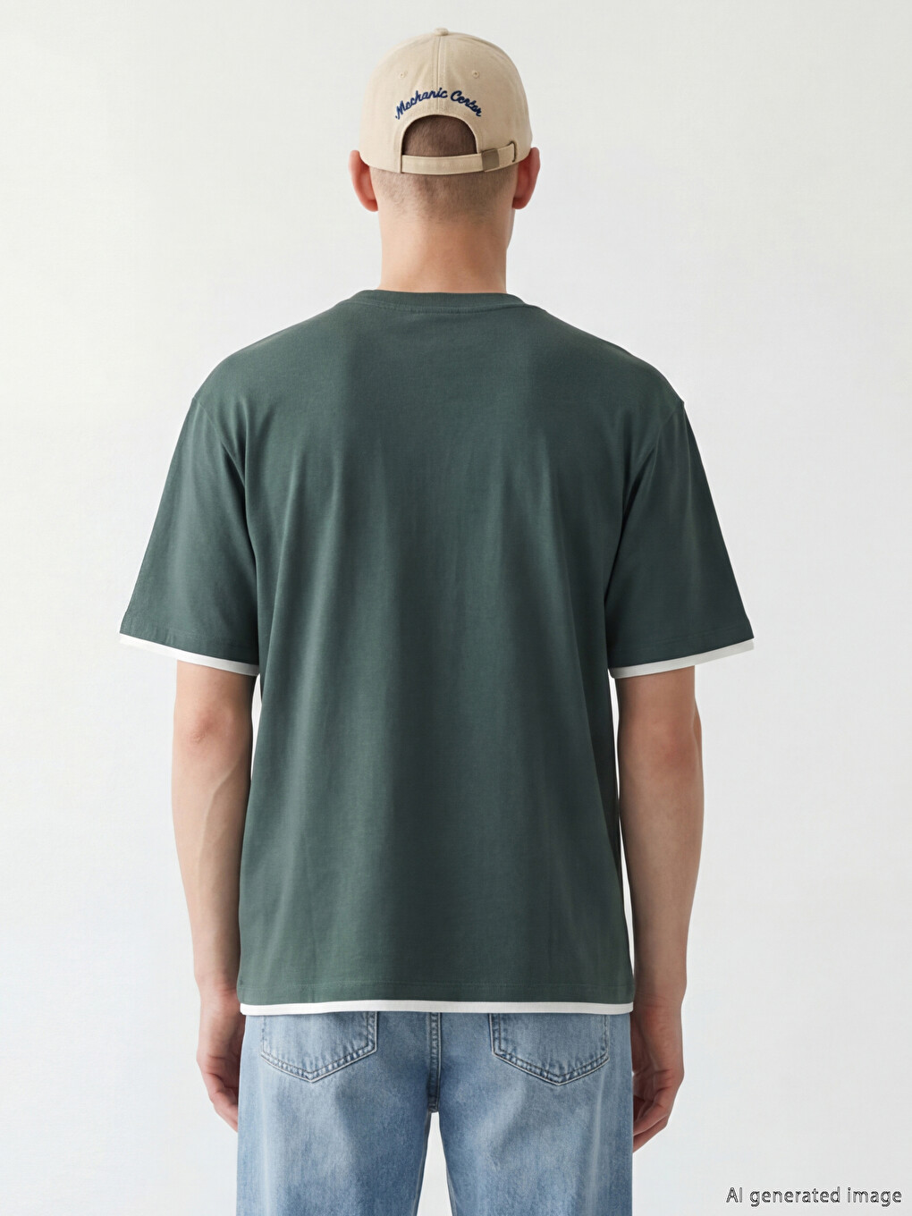 Crew Neck Jersey Men's T-Shirt-2