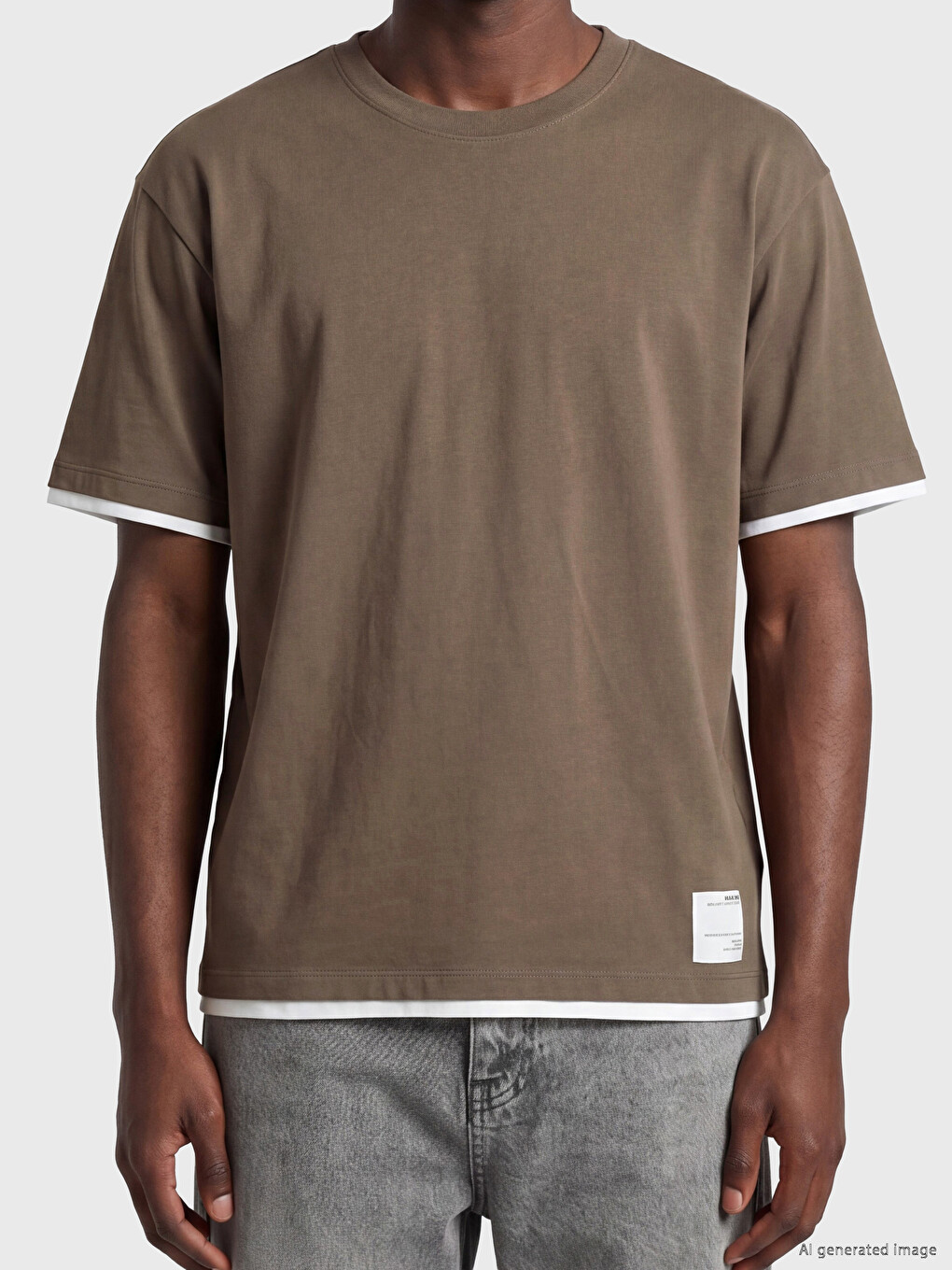 Crew Neck Jersey Men's T-Shirt-2