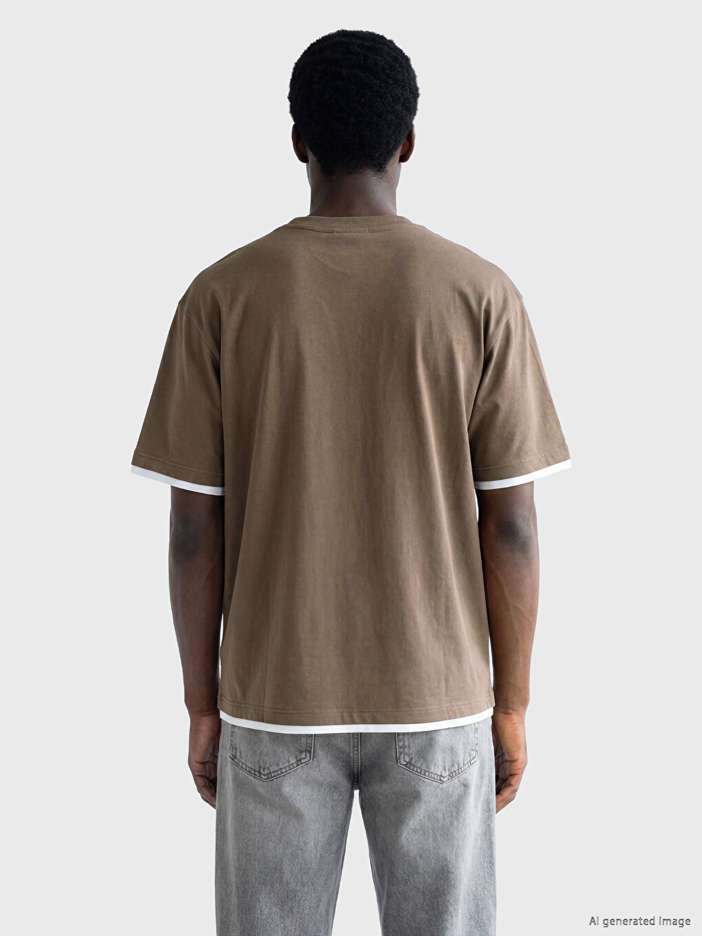 Crew Neck Jersey Men's T-Shirt-3