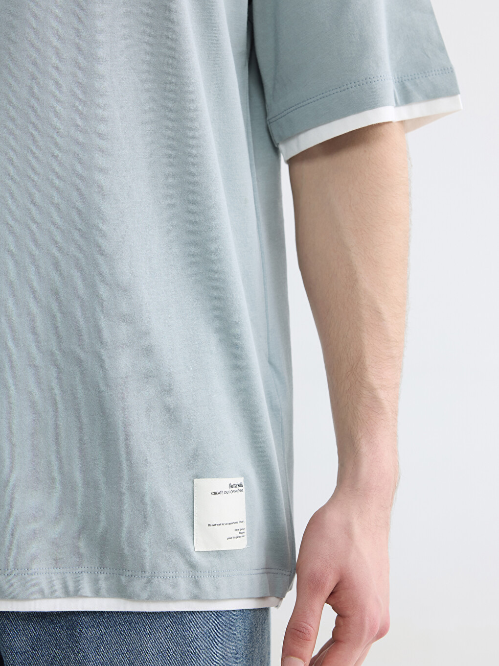 Crew Neck Jersey Men's T-Shirt-2