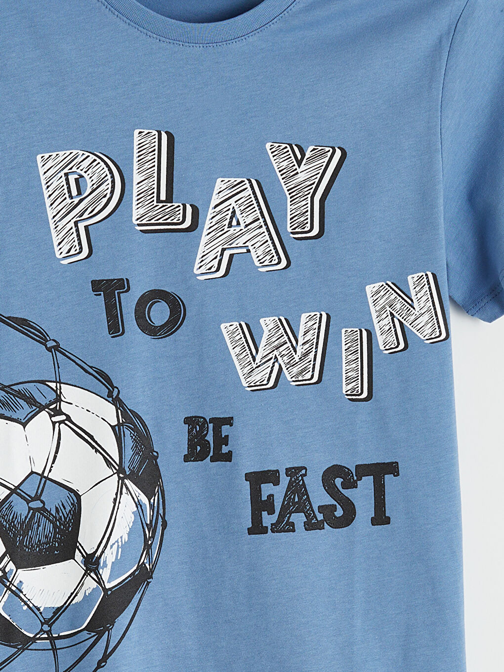 Mavi Baskılı Erkek Çocuk Pijama Takım-6