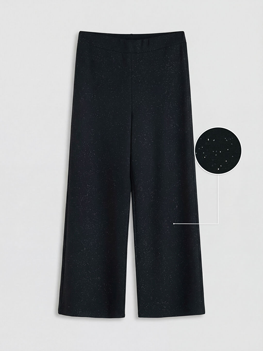 Siyah Beli Lastikli Soft Touch Kadın Eşofman Altı