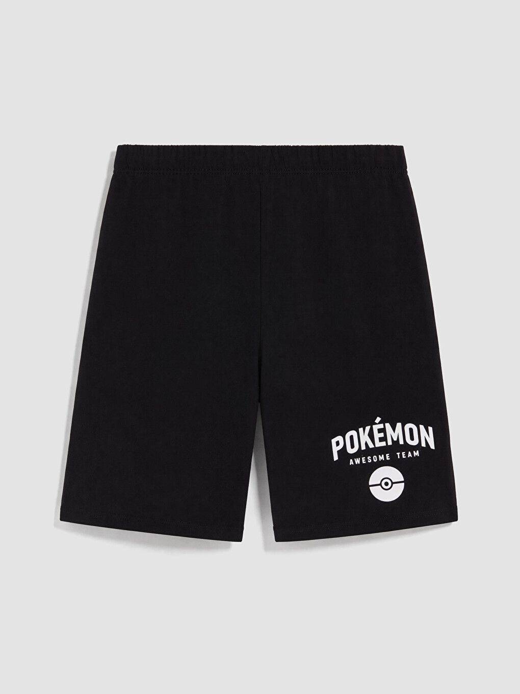 Ekru Pokemon Baskılı Erkek Çocuk Şortlu Pijama Takımı-4