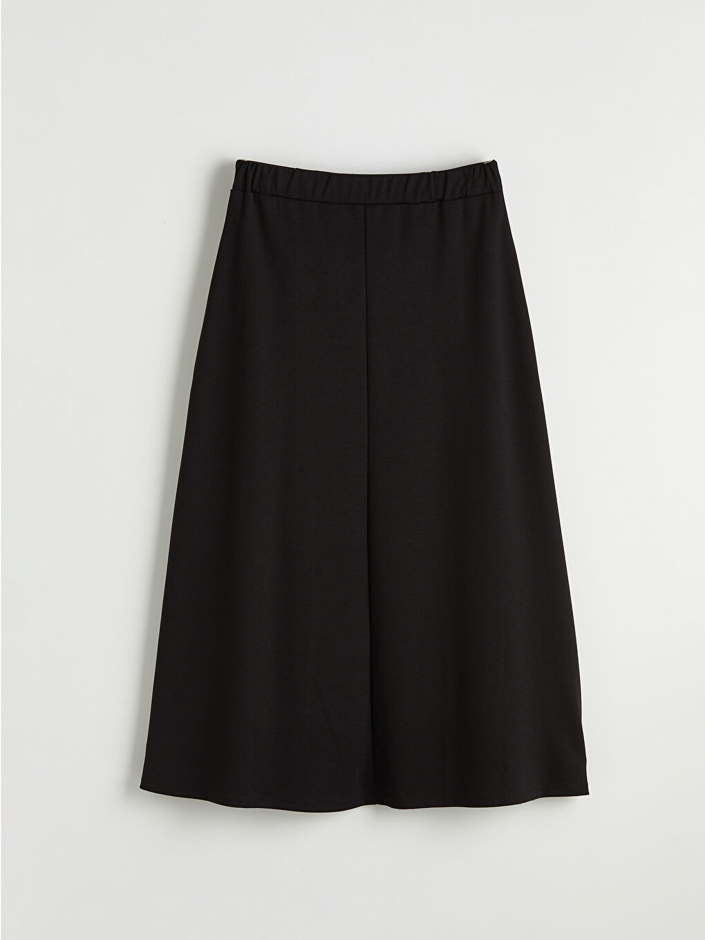 Siyah Beli Lastikli Kloş Etek	-1