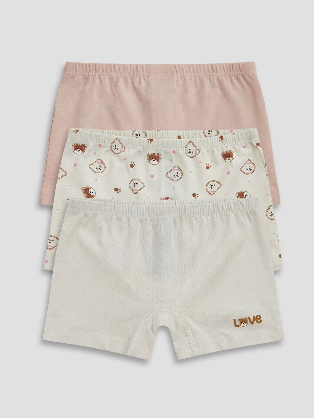 Girl ECRU Boxer Briefs