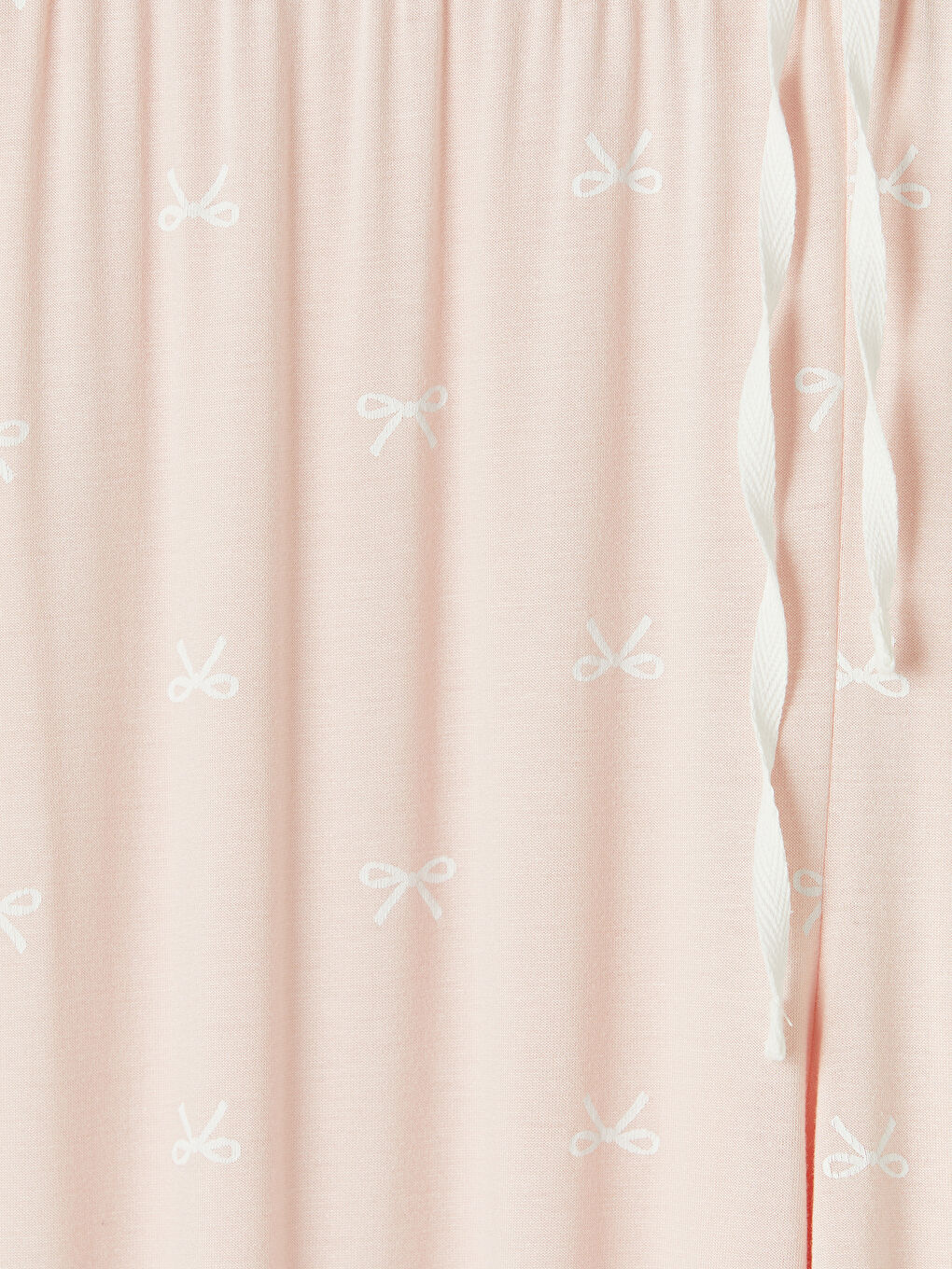 Pembe Fiyonk Desenli Hamile Pijama Takım-3