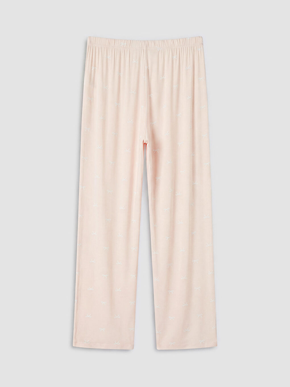 Pembe Fiyonk Desenli Hamile Pijama Takım-5