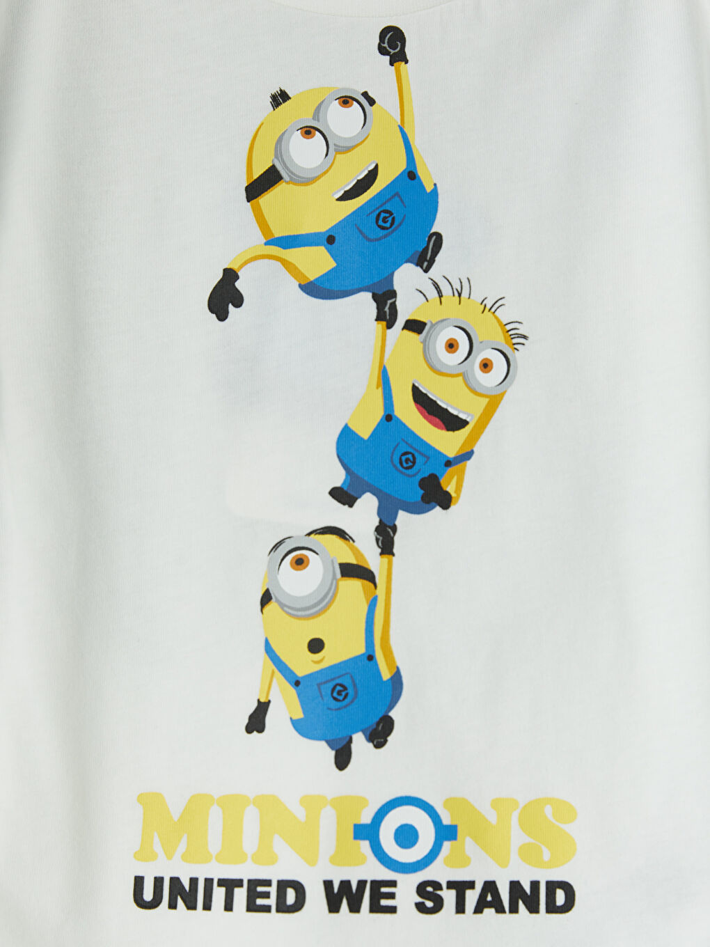 Ekru Minions Baskılı Erkek Bebek Takım-5
