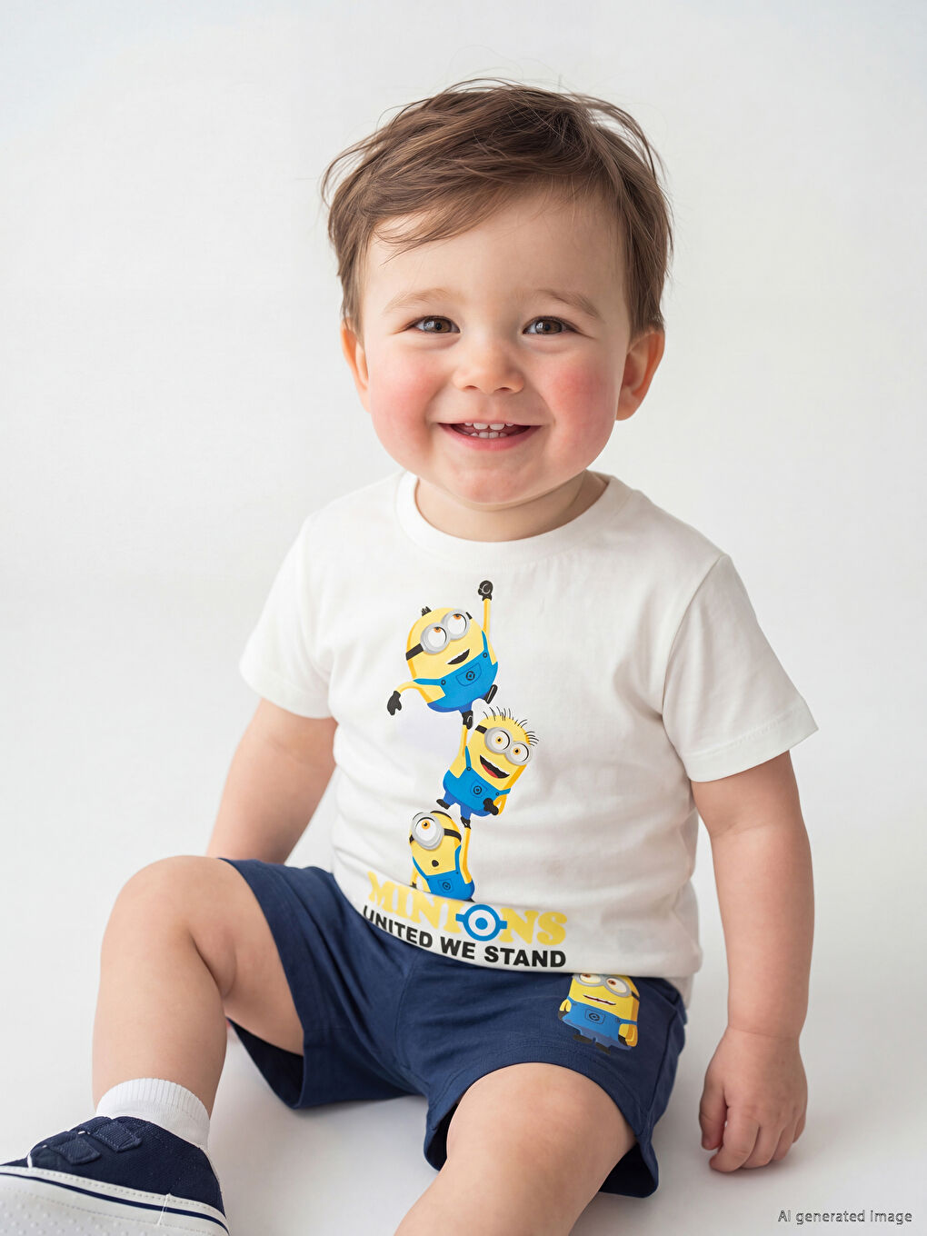 Minions Printed Baby Boys' Set-1