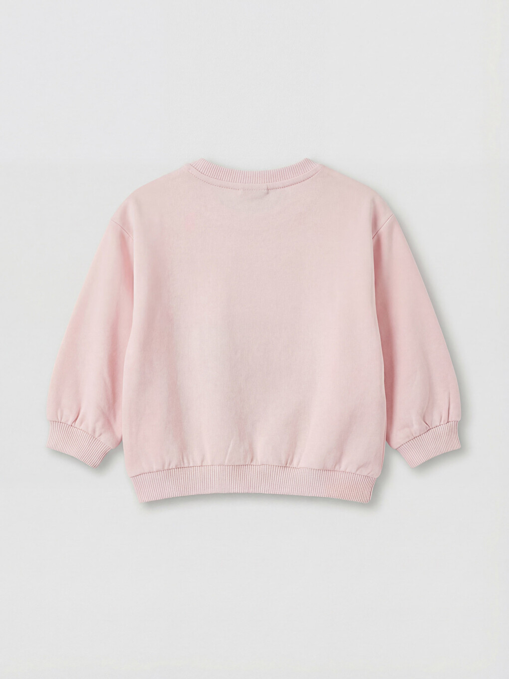 Pembe Hello Kitty Baskılı Kız Bebek Sweatshirt-1