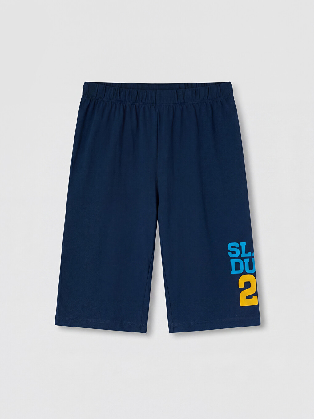 Crew Neck Boys' Short Pyjama Set-4