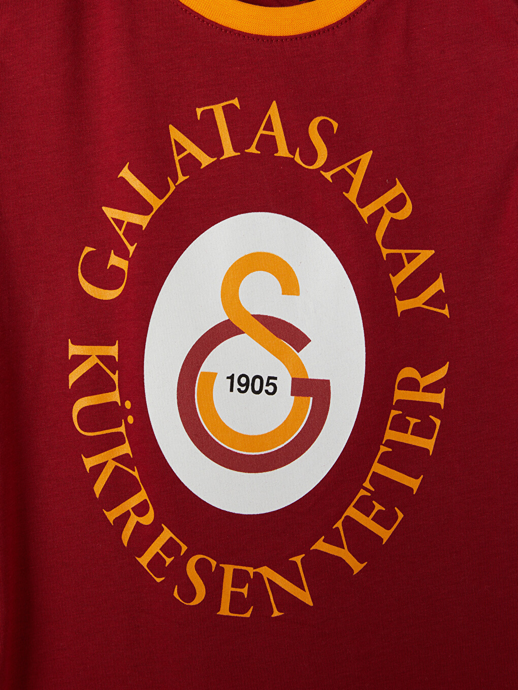 Kırmızı Galatasaray Baskılı Erkek Çocuk Şortlu Pijama Takımı-2