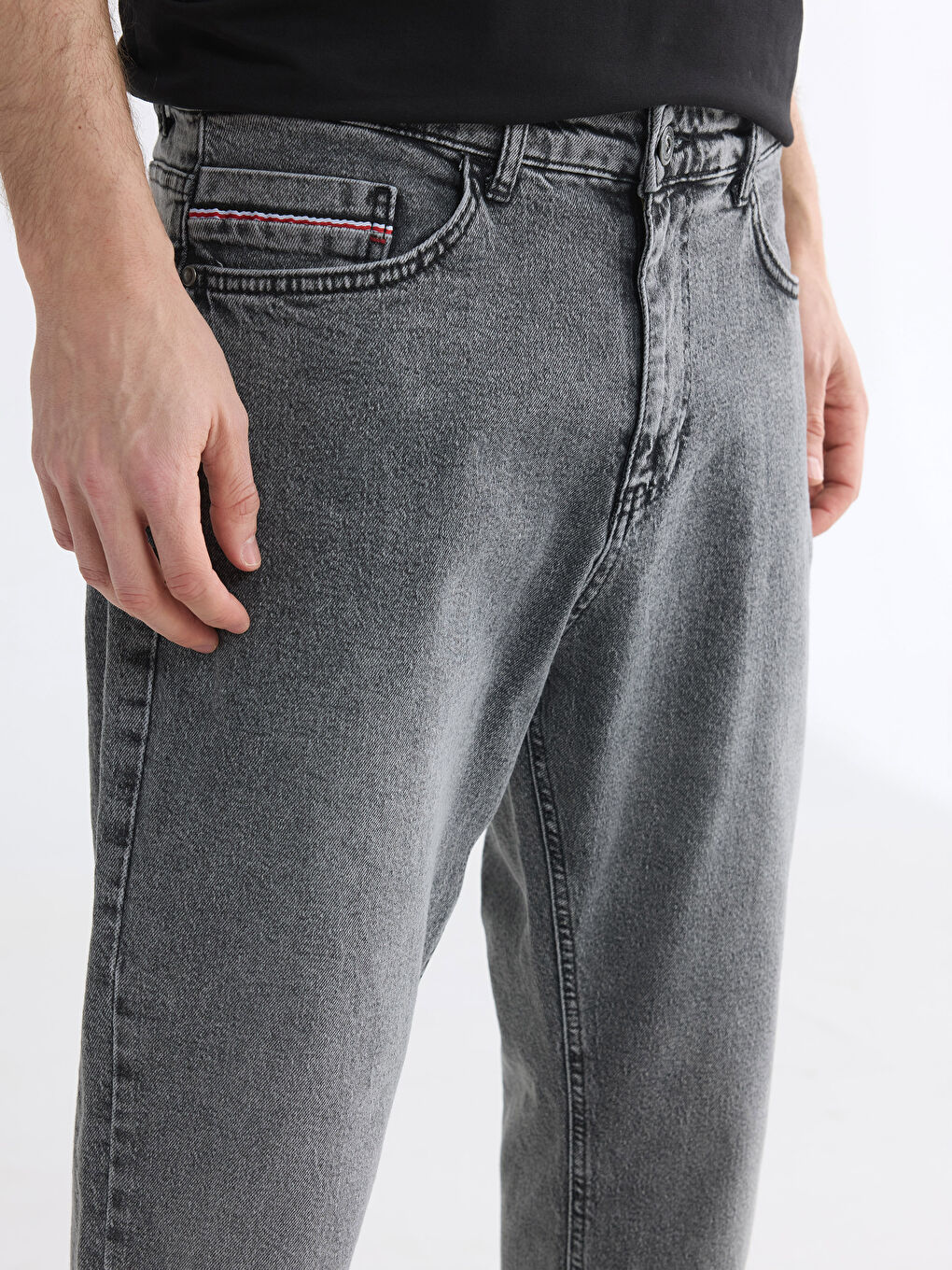 Antrasit 710 Loose Fit Erkek Jean Pantolon-2