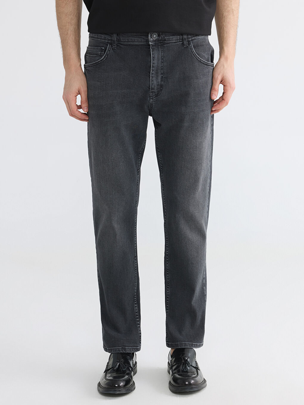 Antrasit 750 Slim Fit Erkek Jean Pantolon-1
