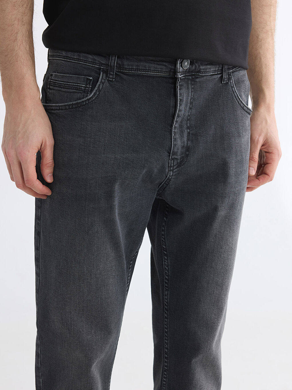 Antrasit 750 Slim Fit Erkek Jean Pantolon-2