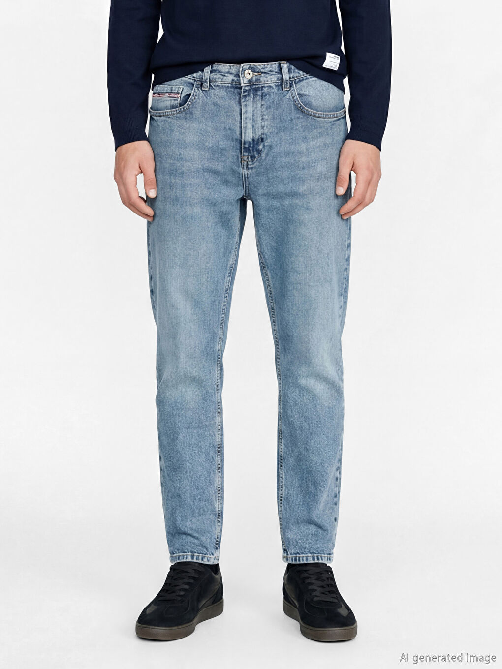 İndigo 710 Loose Fit Erkek Jean Pantolon-1
