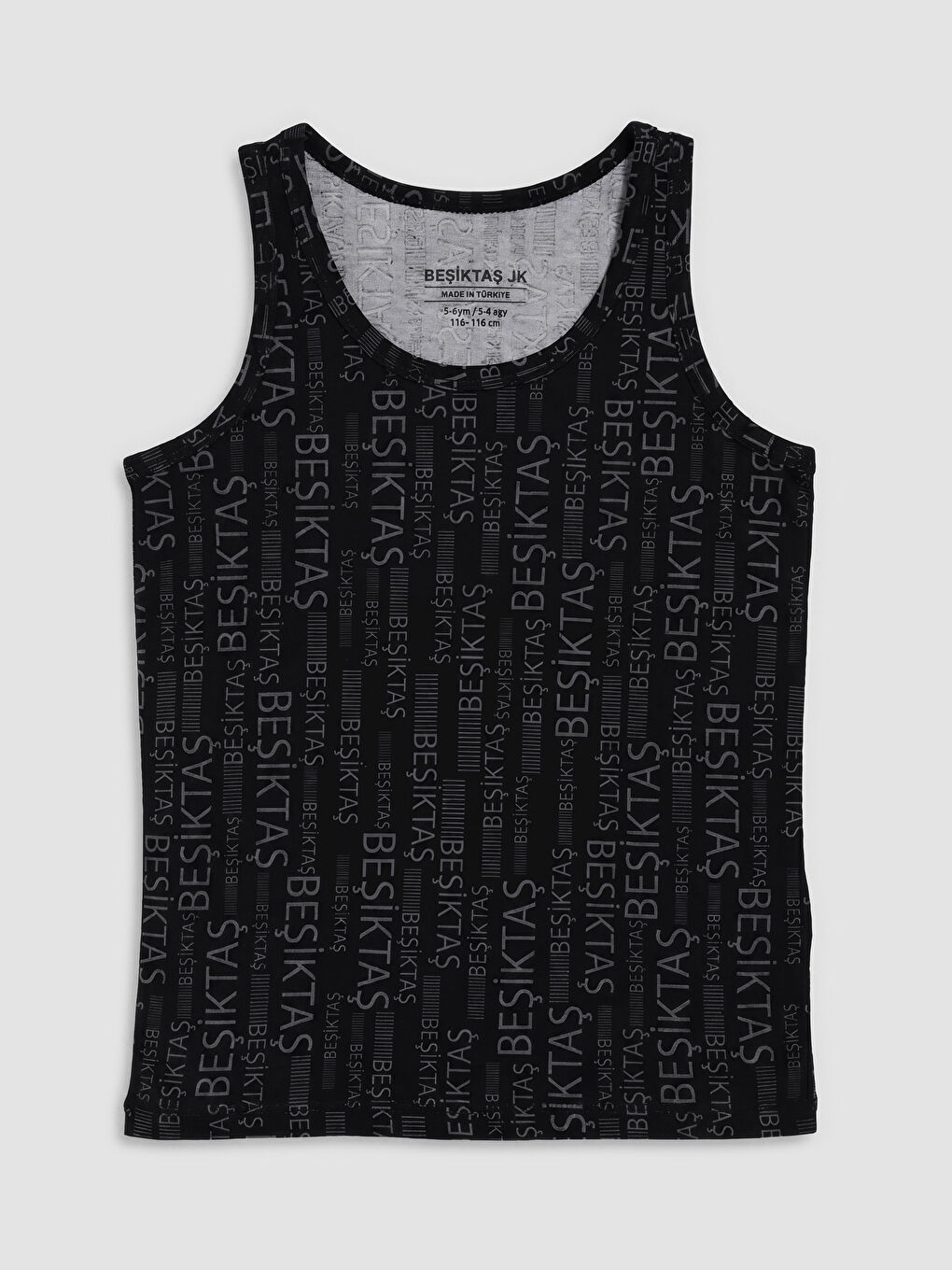 Siyah Beşiktaş Baskılı Erkek Çocuk Atlet 2'li-1