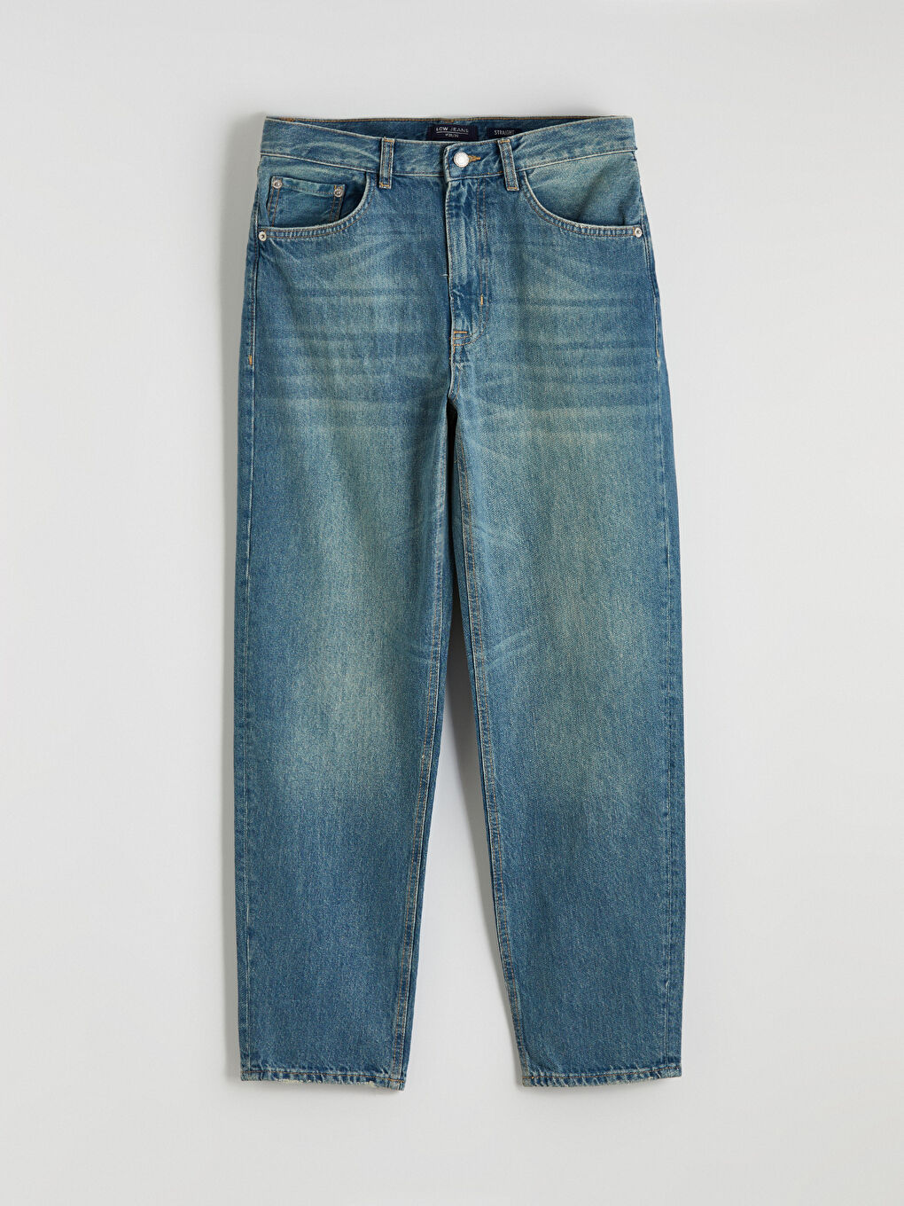 İndigo Straight Fit Kadın Jean Pantolon-4