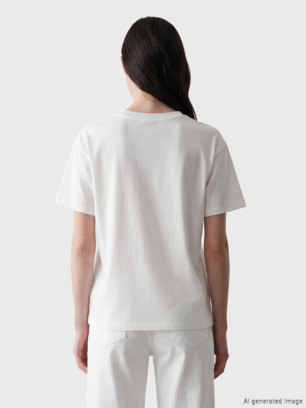 T-shirt BLANC Femme-2