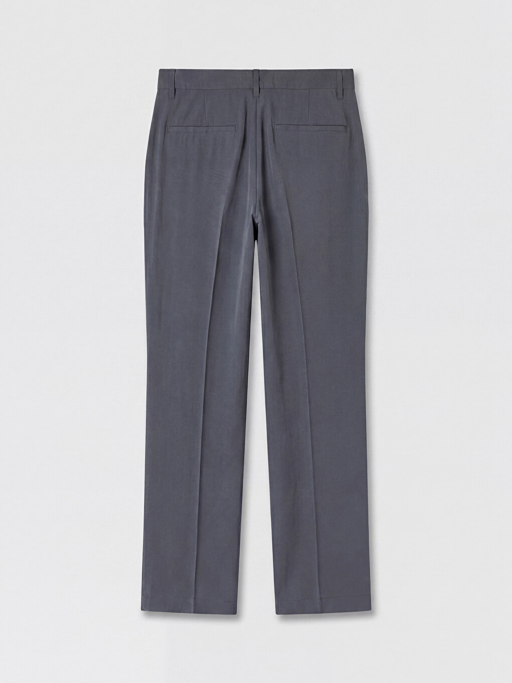 Pleated Women's Fabric Trousers-1