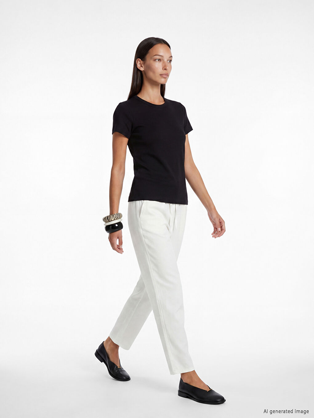 Crew Neck Women's T-Shirt-2