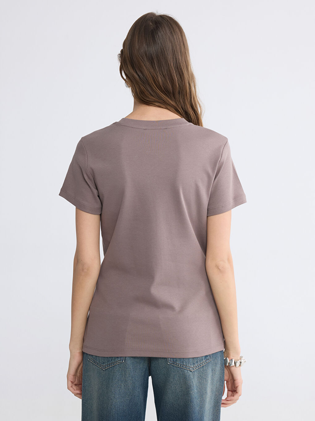 Crew Neck Women's T-Shirt-3