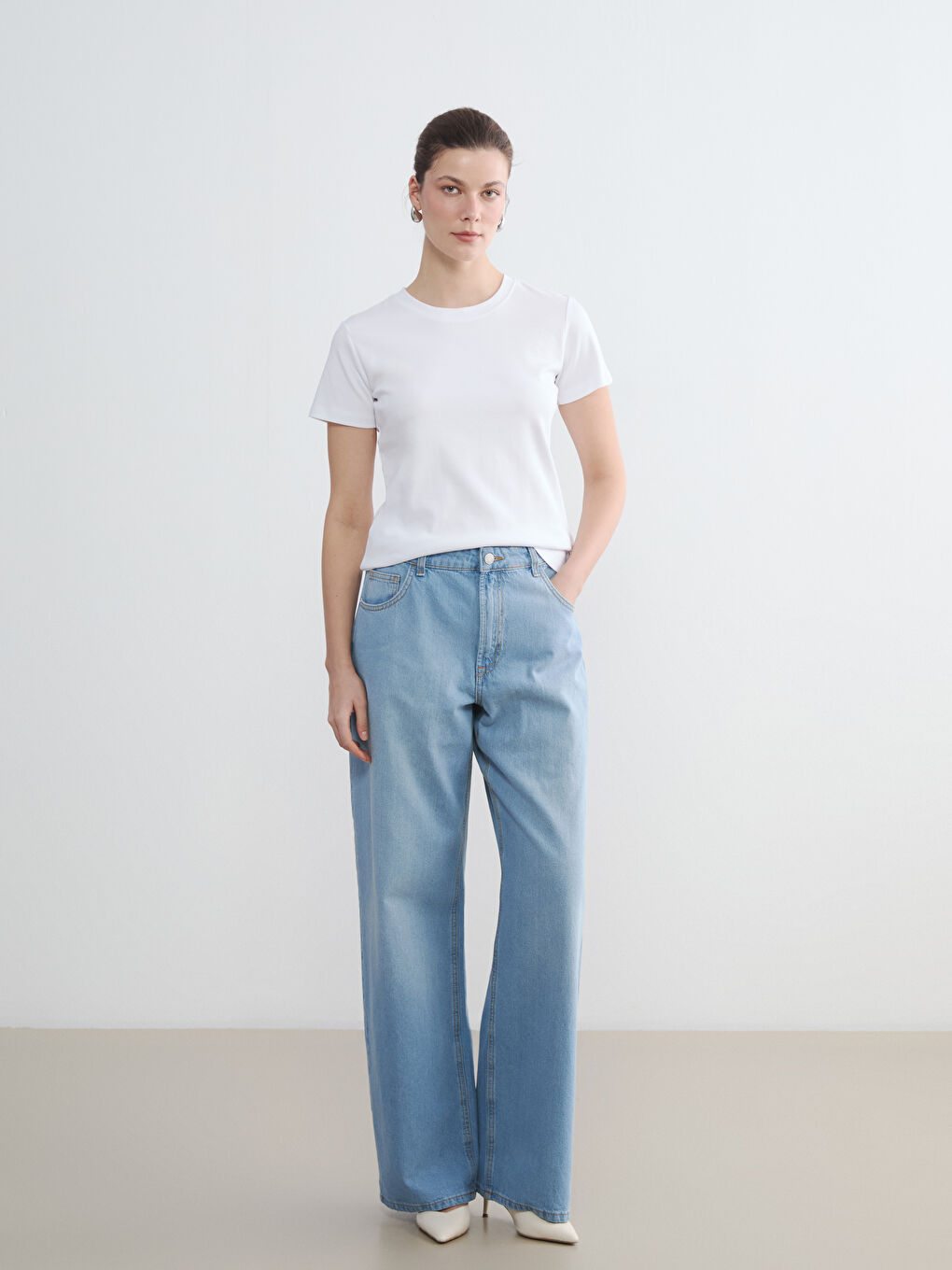 Crew Neck Women's T-Shirt-1