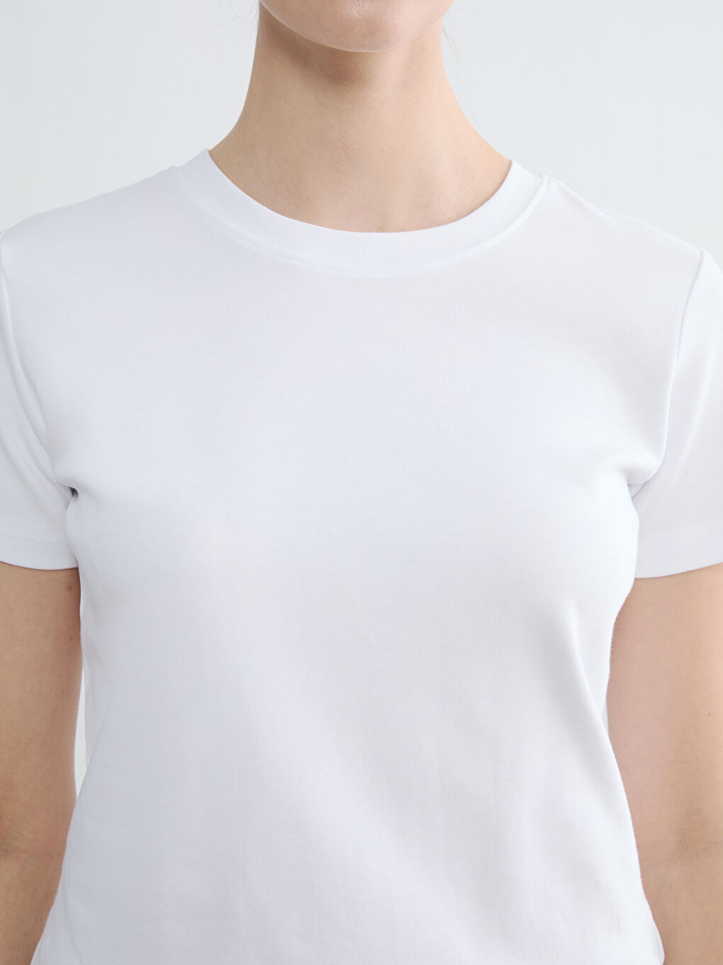 Crew Neck Women's T-Shirt-2