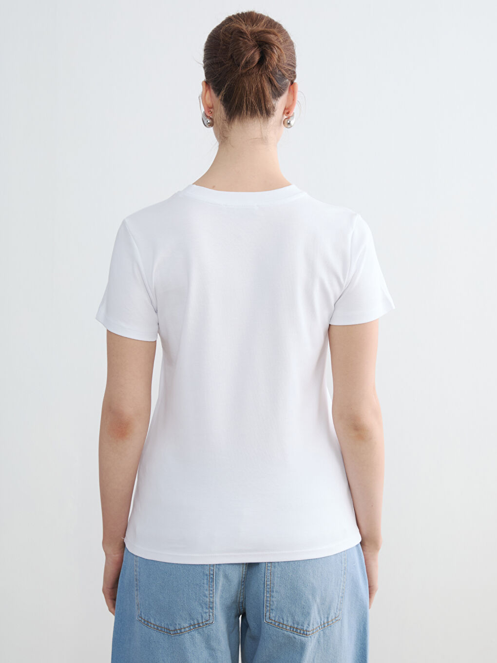 Crew Neck Women's T-Shirt-3