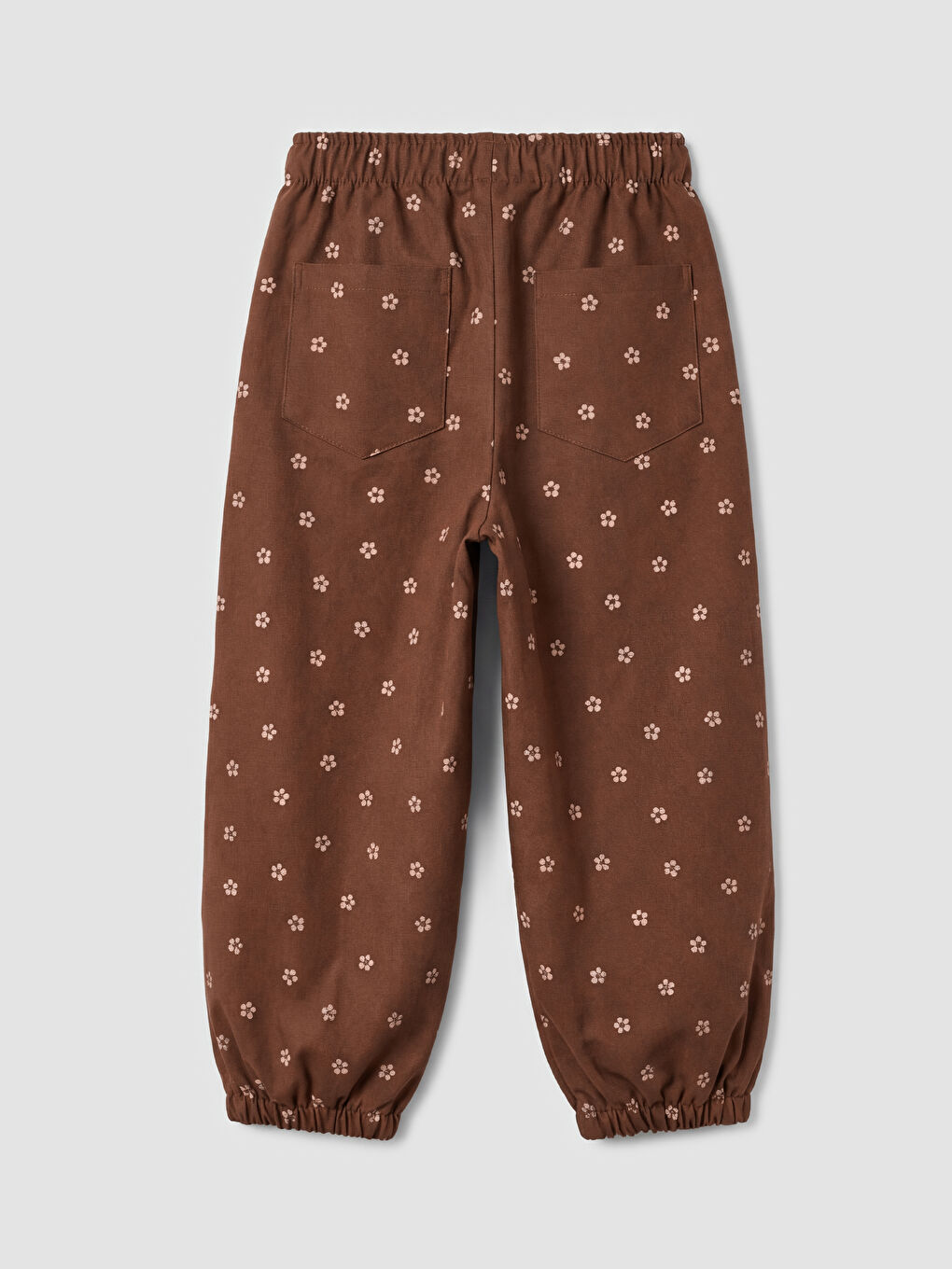 Kahverengi Kız Çocuk Bluz Ve Jogger Pantolon 2'li-4