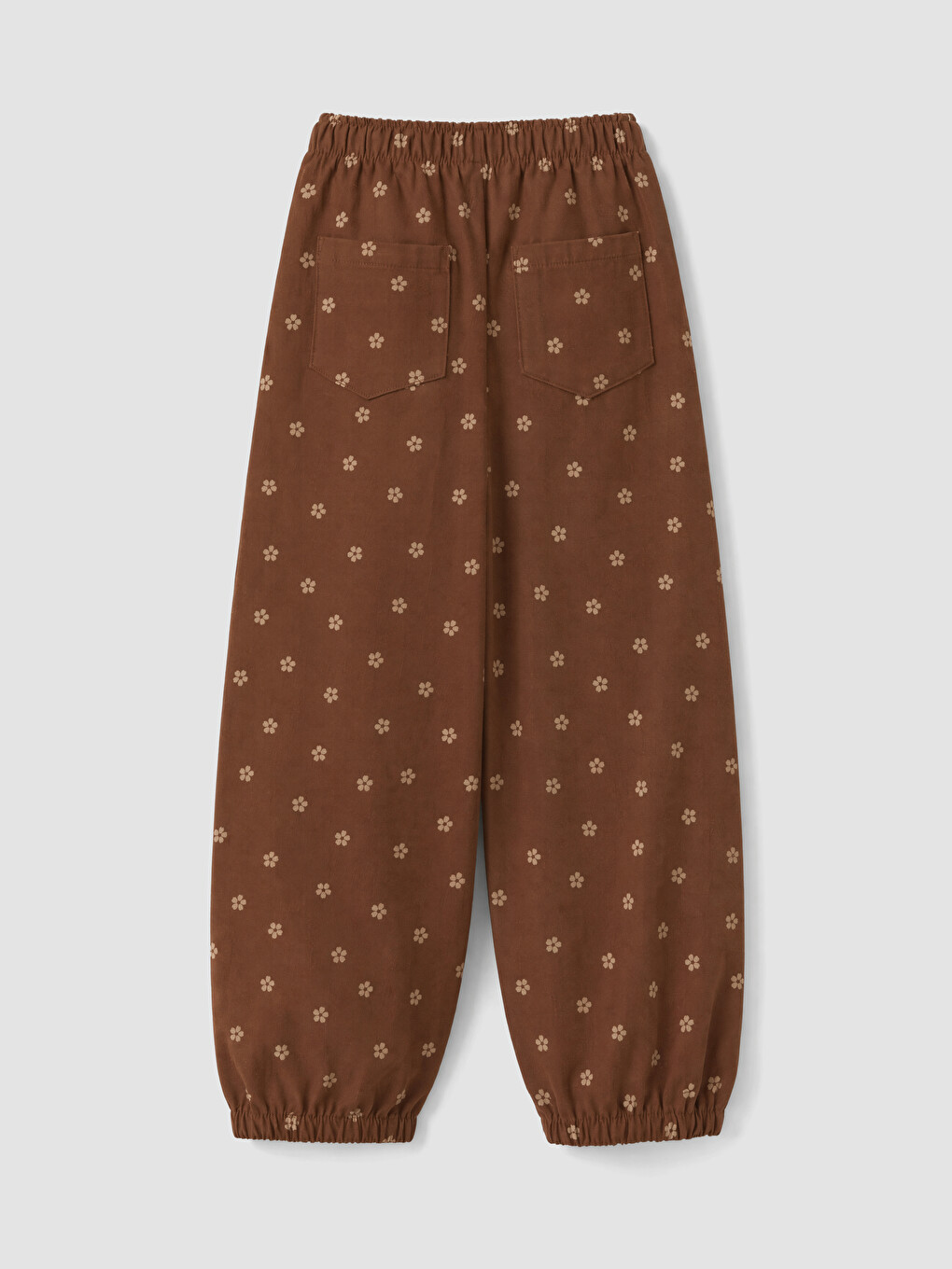 Kahverengi Kız Çocuk Bluz Ve Jogger Pantolon 2'li-6