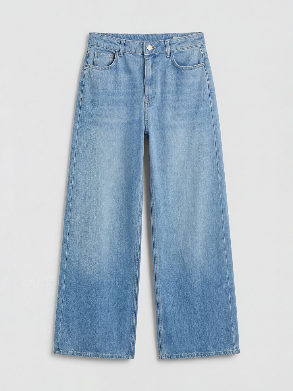 İndigo Wideleg Kadın Jean Pantolon