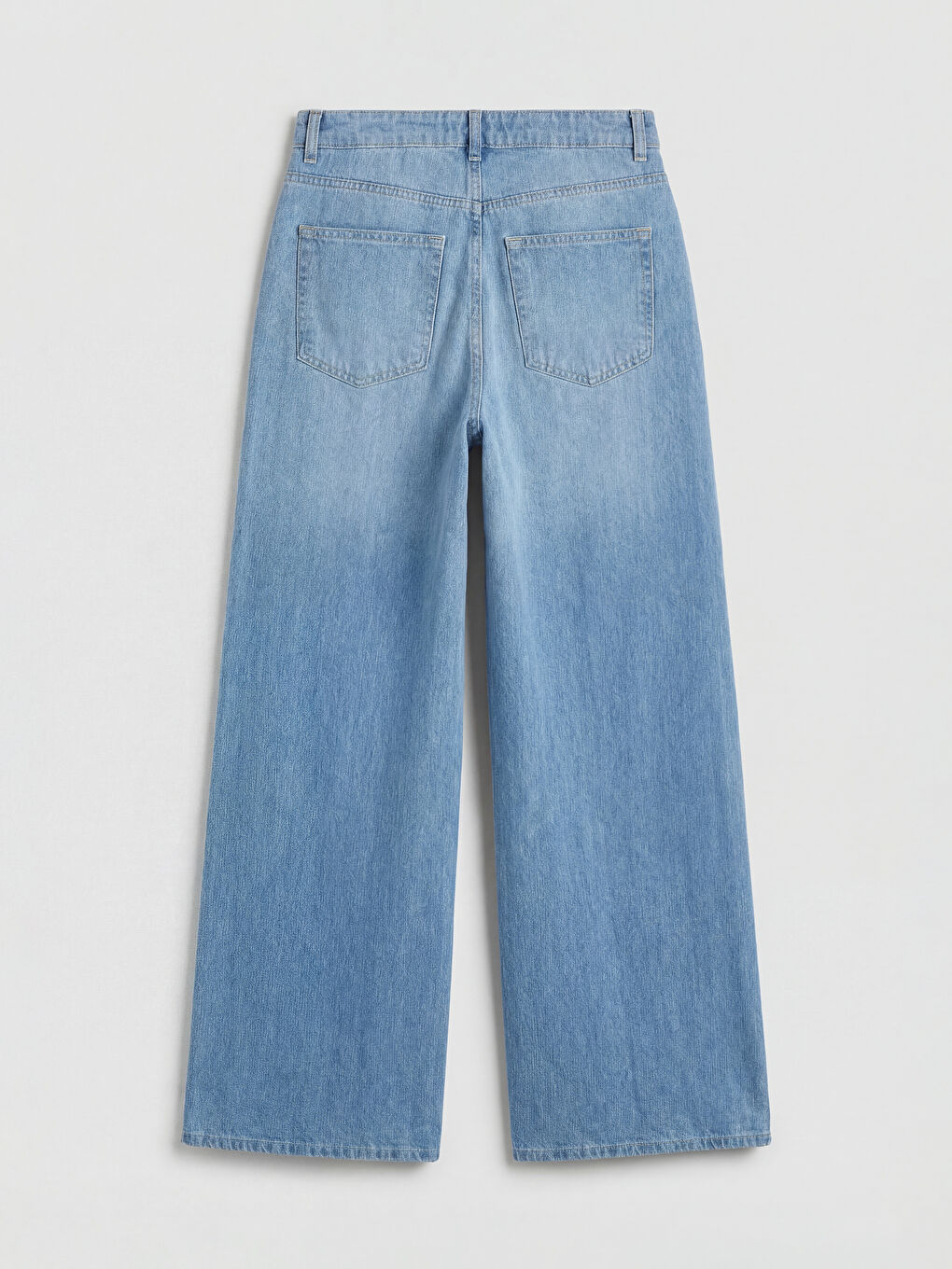 İndigo Wideleg Kadın Jean Pantolon-1