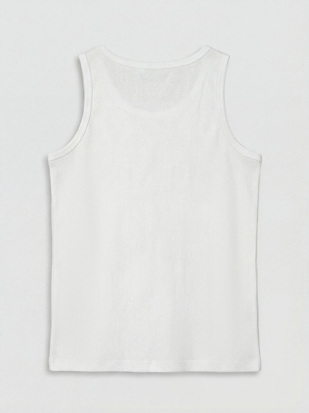 Gri Bisiklet Yaka Erkek Çocuk Atlet-1