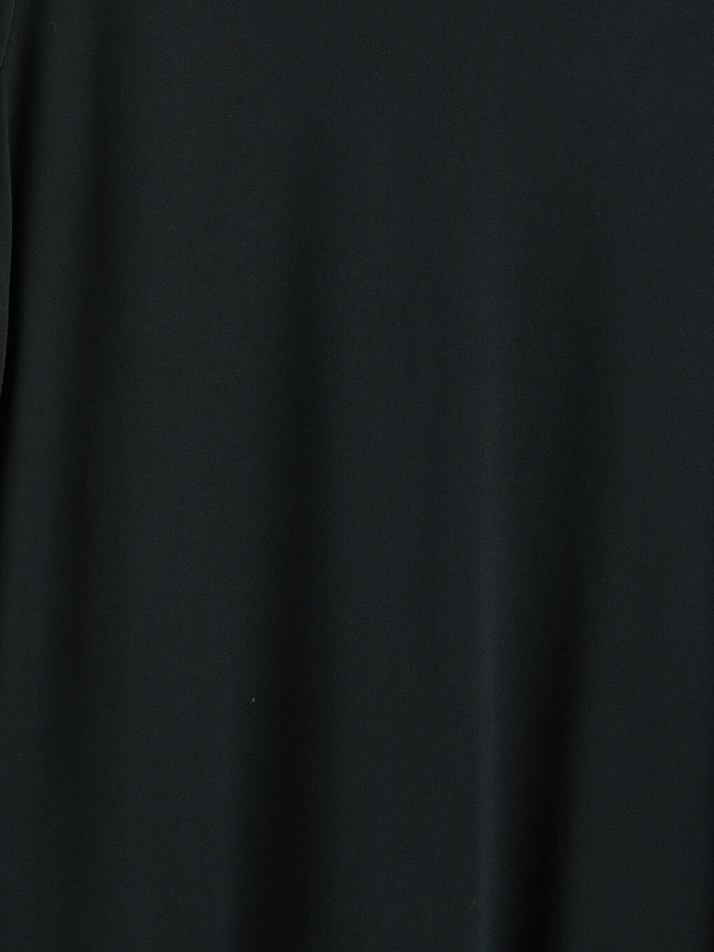 Siyah V Yaka Kadın Tişört	-2