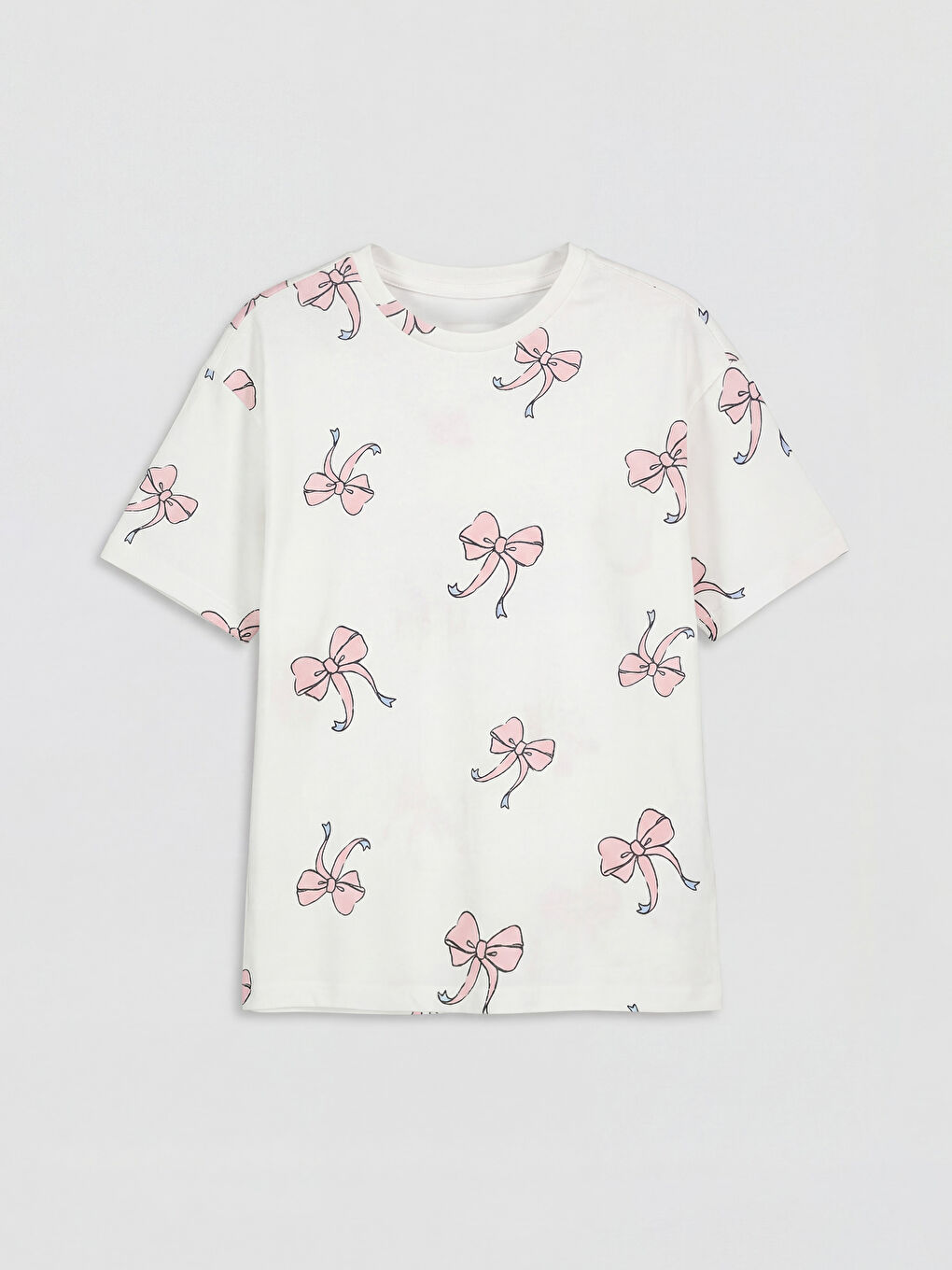 Ekru My Melody Baskılı Kız Çocuk Tişört 3'lü-5