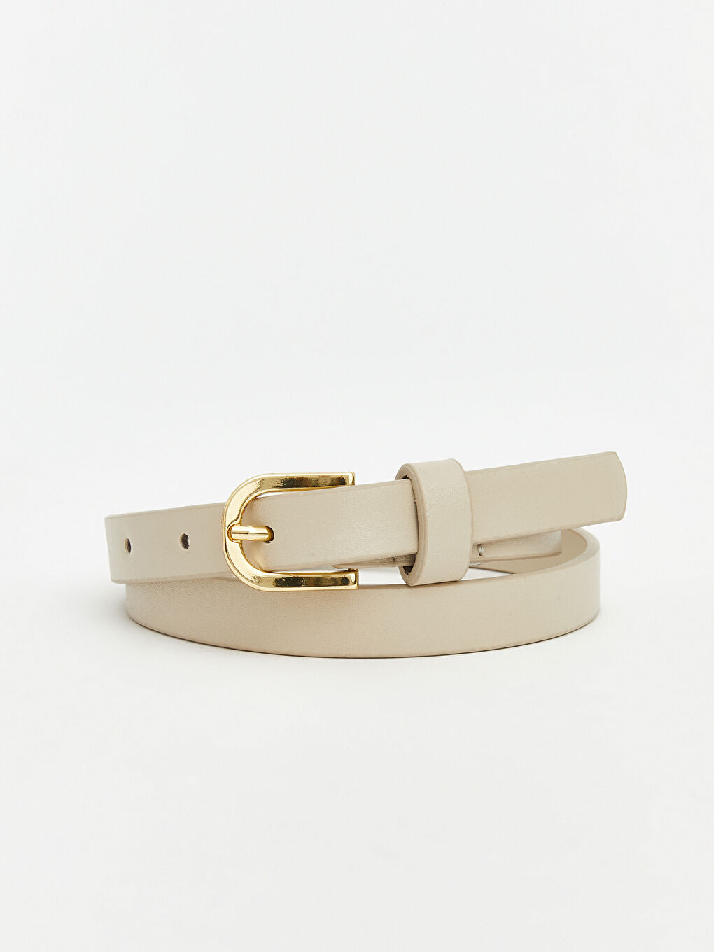 Siyah Deri Görünümlü Kız Çocuk Kemer 2'li-1