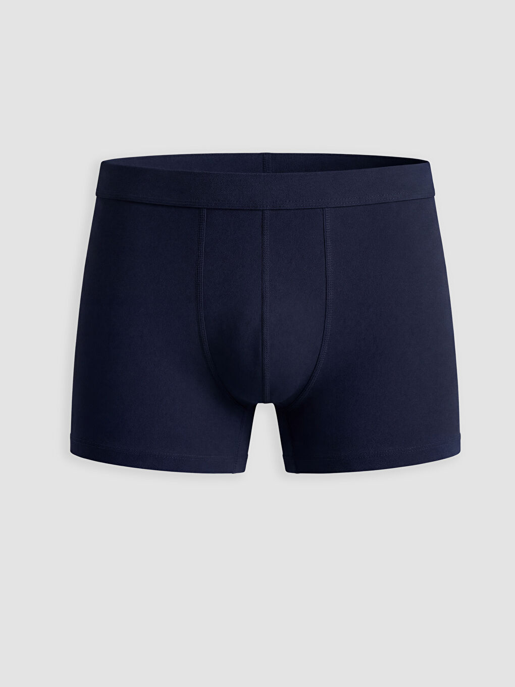 Lacivert Standart Kalıp Pamuklu Esnek Erkek Boxer 7'li-1