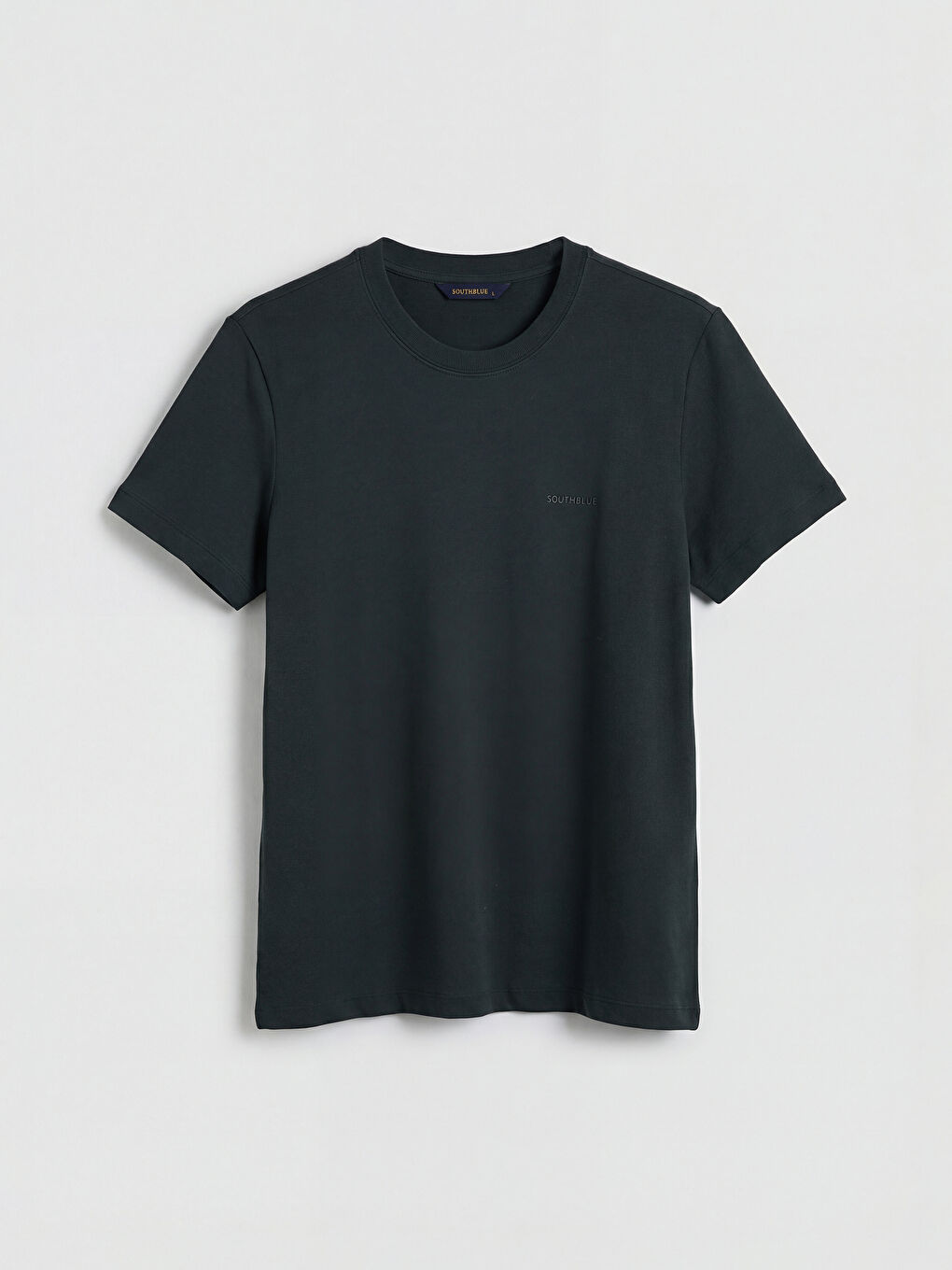 Yeşil Bisiklet Yaka Baskılı Erkek Tişört