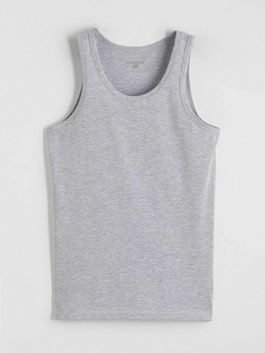 Siyah U Yaka Penye Erkek Atlet 5'li -1