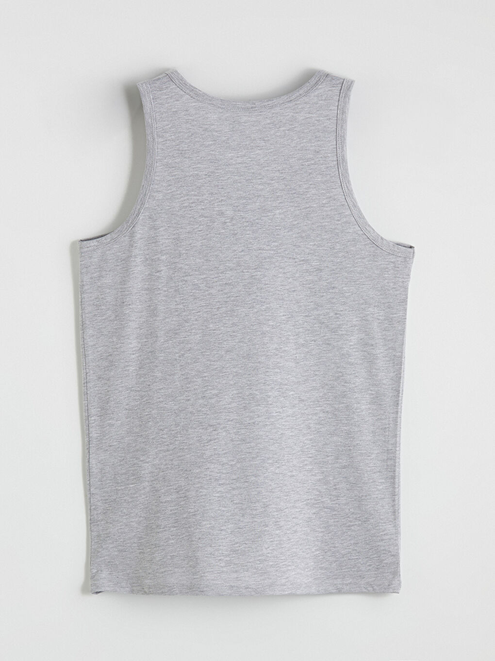 Siyah U Yaka Penye Erkek Atlet 5'li -5