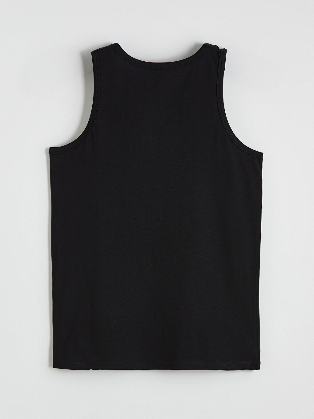 Siyah U Yaka Penye Erkek Atlet 5'li -9