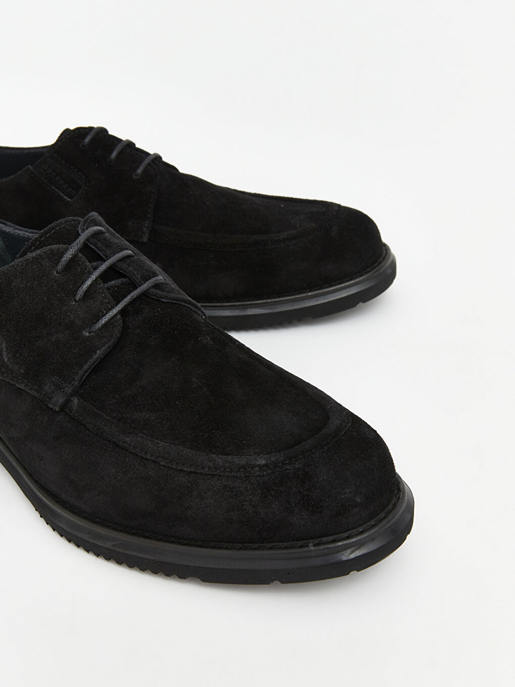 Siyah Süet Görünümlü Erkek Klasik Ayakkabı-2