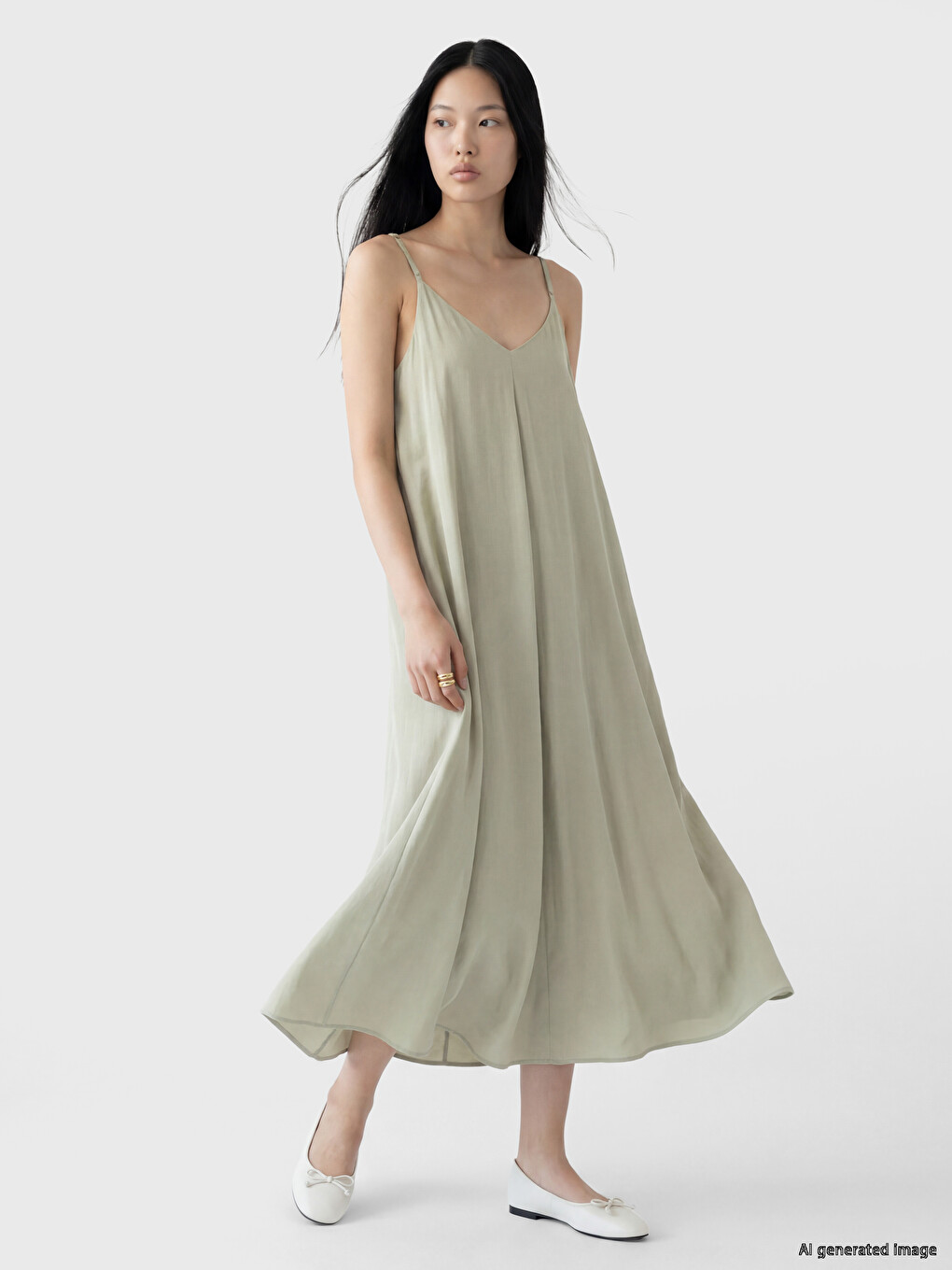 Woman Khaki Dress