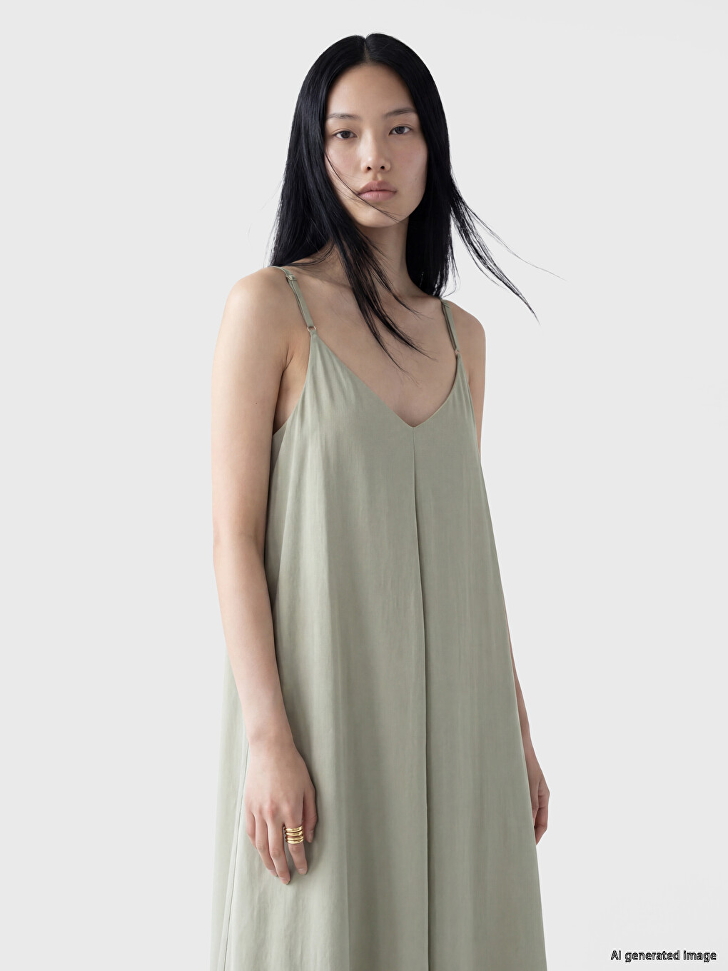 Woman Khaki Dress-1