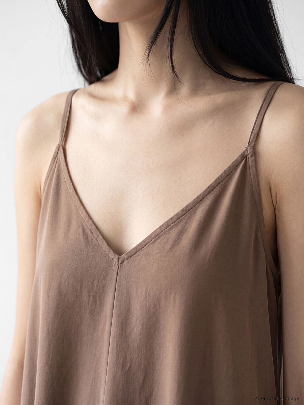 Woman Brown Dress-2