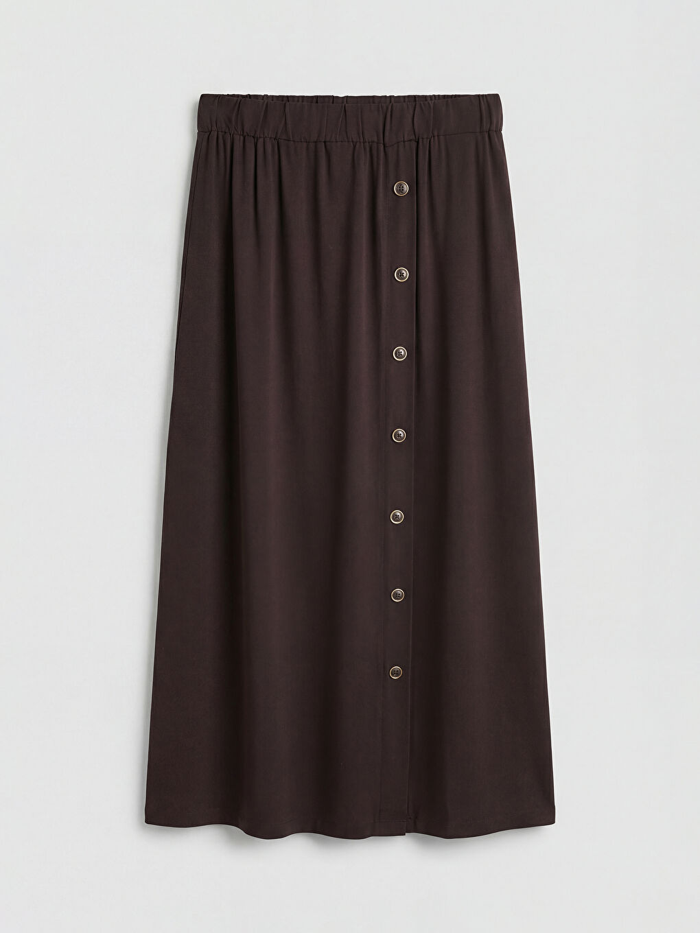 Kahverengi Beli Lastikli A Kesim Belmando Etek-4