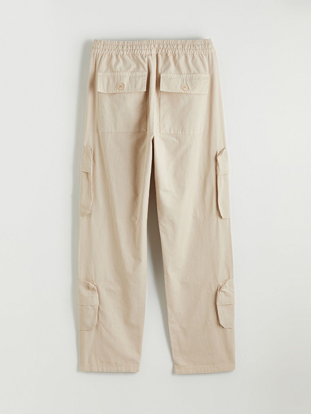 Bej Rahat Kalıp Erkek Kargo Pantolon-6