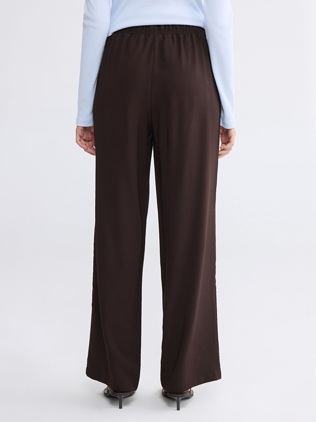 Ženske pantalone sa elastičnim strukom-3