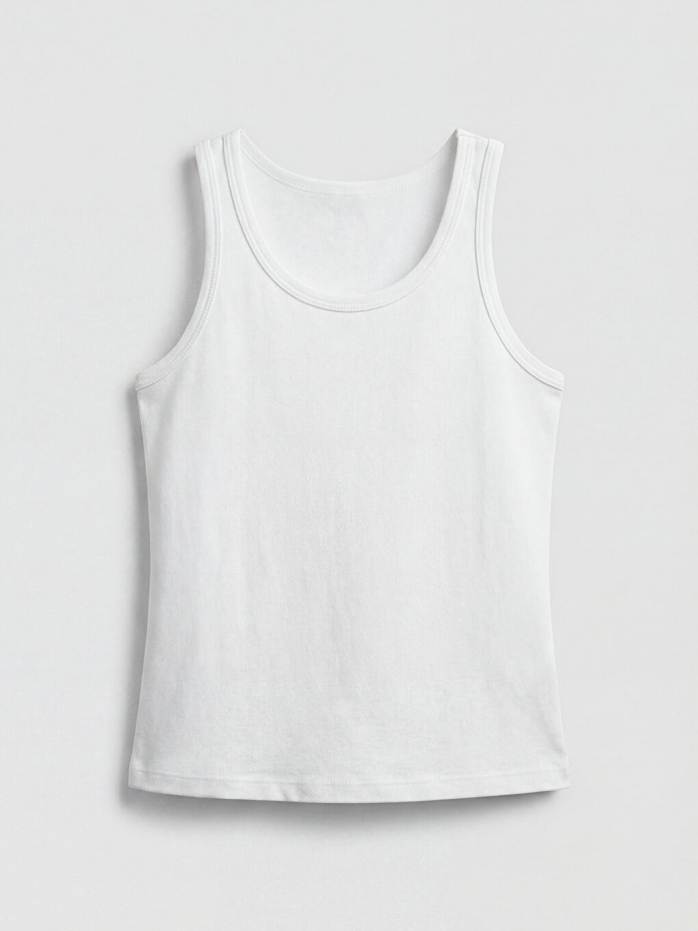 Gri Bisiklet Yaka Erkek Çocuk Atlet 5'li-1